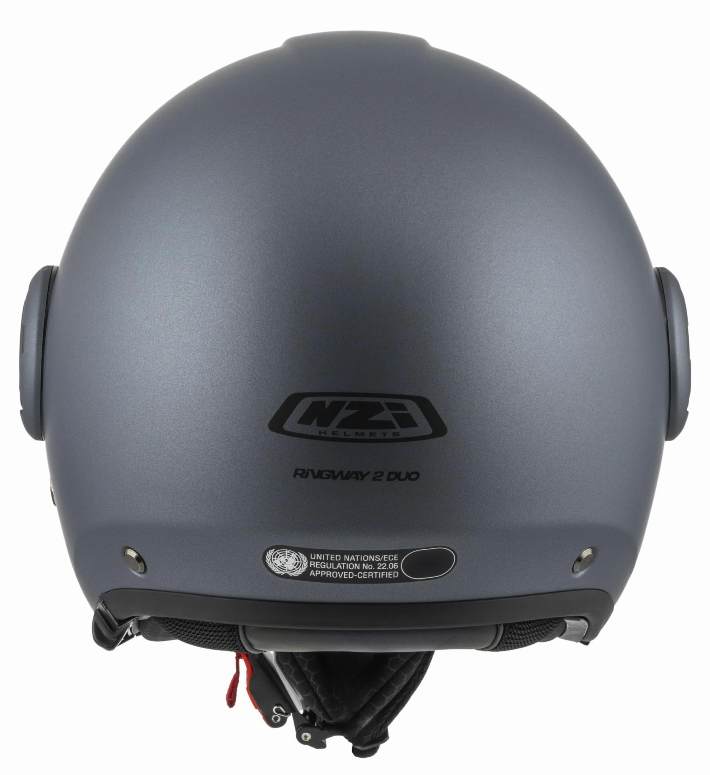 NZI RINGWAY2 Duo Casco Abierto de Motocicleta con Visera Interior Oscura