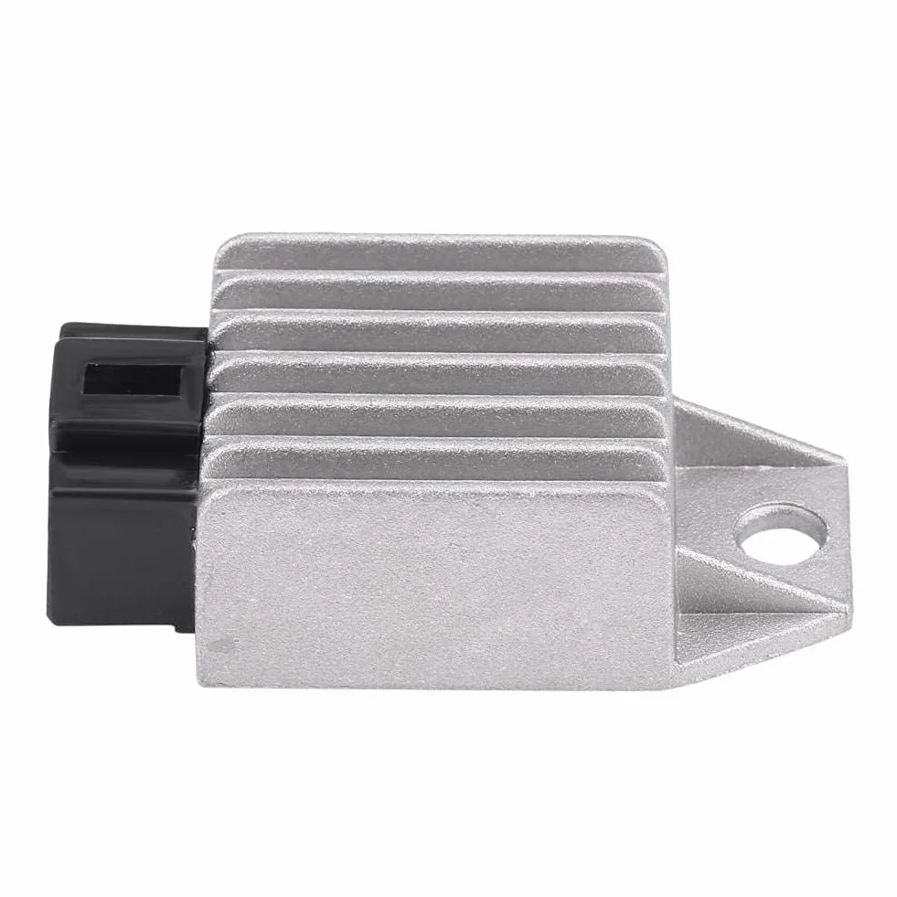 Regulador de voltaje rectificador de 4 pines, regulador de voltaje universal para moto moto moto 12V para scooter, ciclomotor, ATV, Gokarts, Buggie con motor GY6 de a
