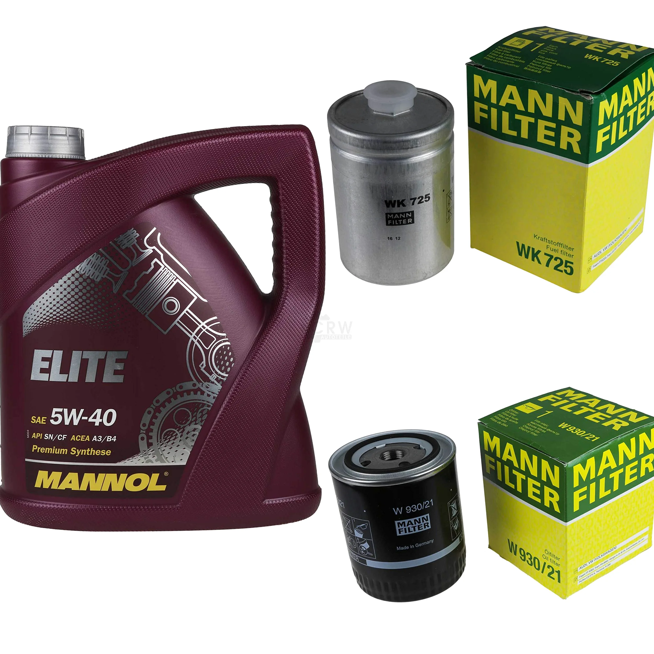 Mannol Elite 5W-40 API SN/CF MANN-FILTER - Filtro de aceite para motor