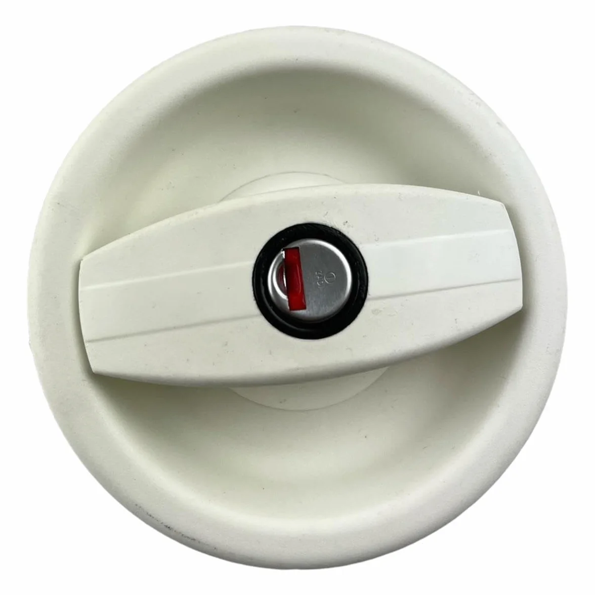 CR-MOESANCO® Cerradura Autocaravana Exterior e Interior | Cierre Puerta Caravana y Camper 30-40mm Compatible con Zadi | Kit Completo Ambidiestro Anti-UV con 2 Llaves y Junta | Ø110mm Blanco