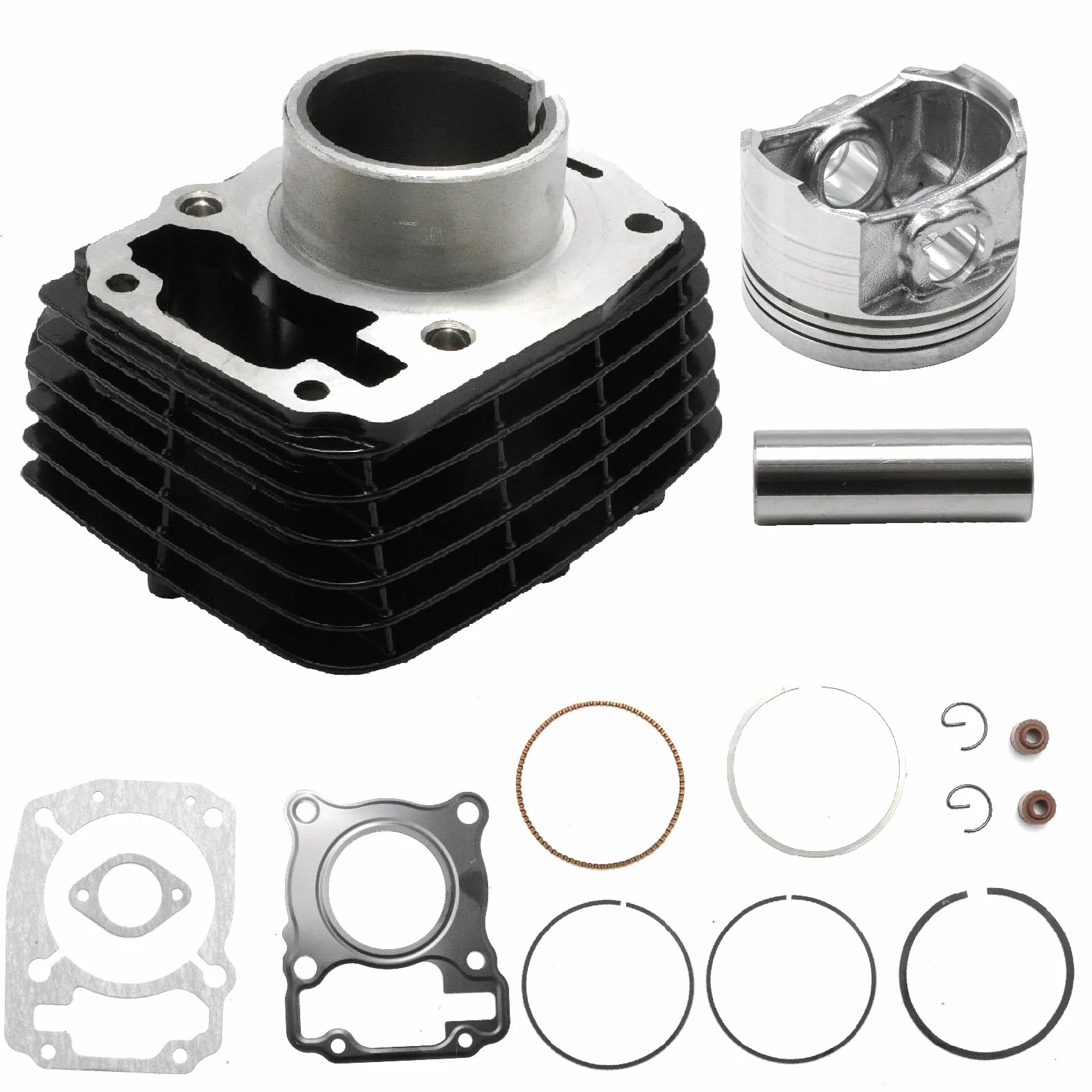 Juego de anillos de pistón 125cc 52.4mm para Honda CB125F GLR125 2014-2020