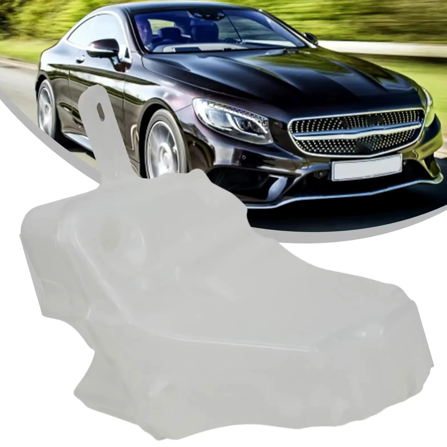 Líquido refrigerante Compatible Con Benz Para ML430 1999-2001 Para ML500 2002-2005 Depósito Líquido Lavaparabrisas Repuesto