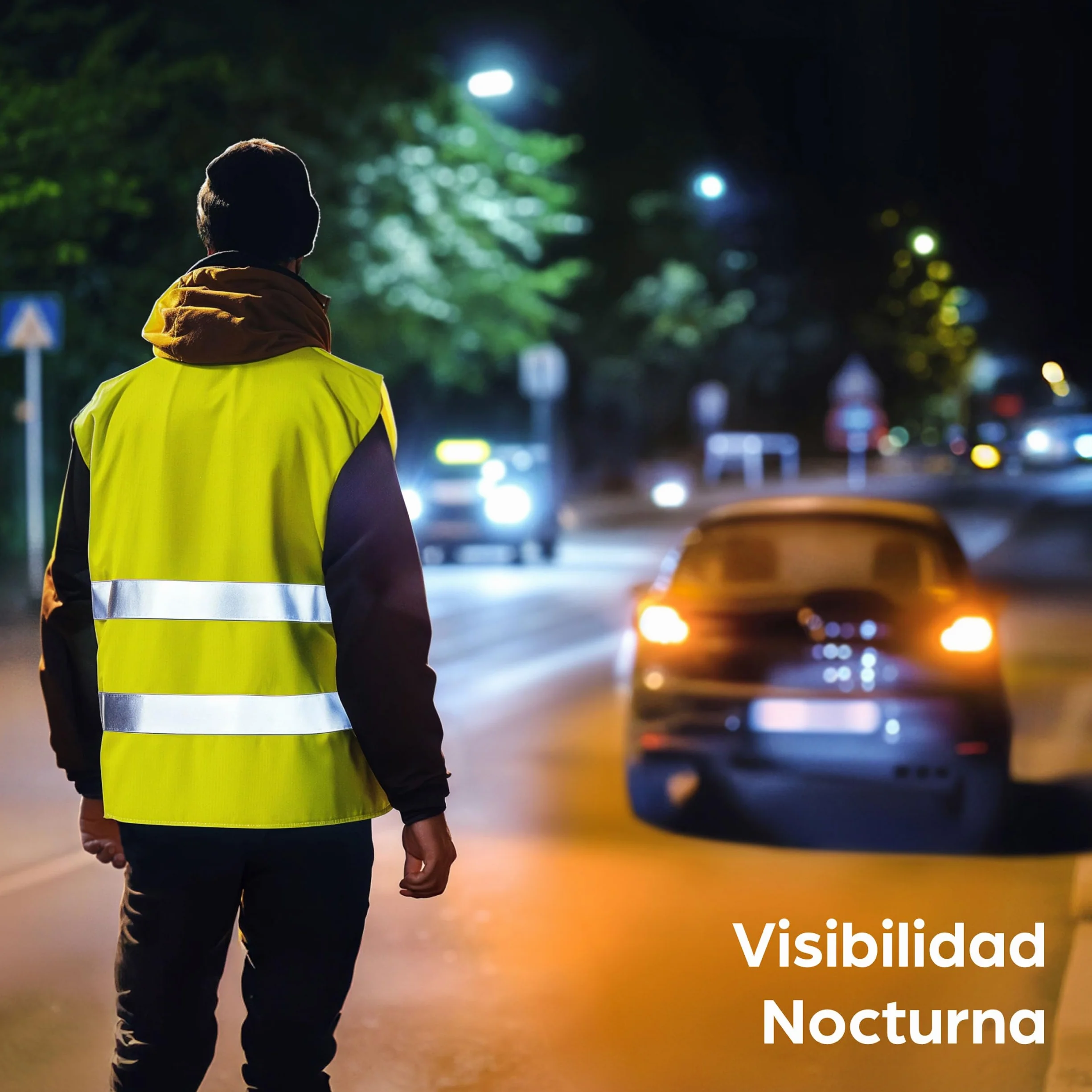 Prowiste 4 Chaleco Reflectante Homologado Set con Bolsa – Certificado EN ISO 20471, Válido en Toda Europa – Ideal para Auto, Construcción - Talla Única - Amarillo