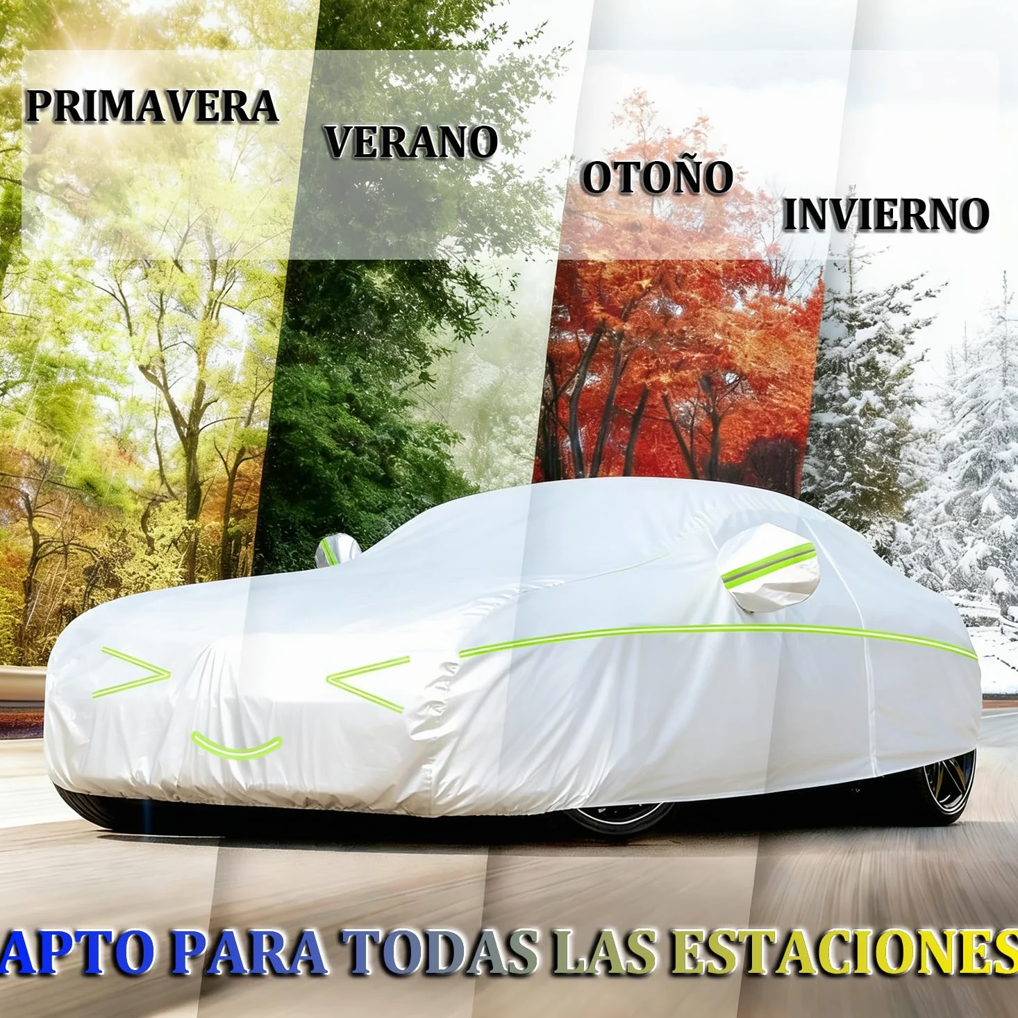 Funda Coche Exterior para Mazda CX-60 (2022-2026) | Forro Suave, Transpirable, Antiviento, Impermeable, Tejido Oxford, Anti-UV, 4 Estaciones