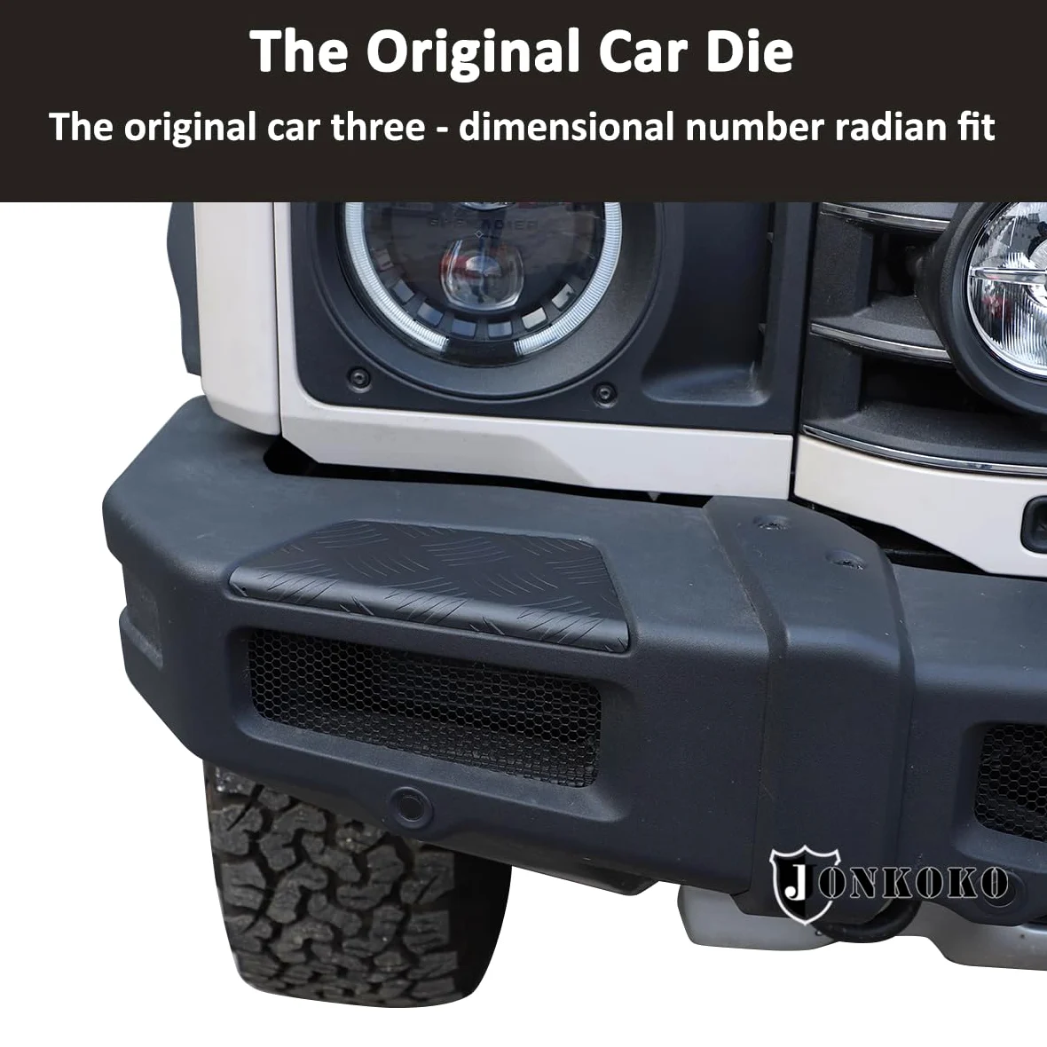 Protección de esquina de coche, inserto de cojín de protección de parachoques delantero compatible con Ineos Grenadier 2020-2024, accesorios de protección anticolisión para ala delantera de carrocería