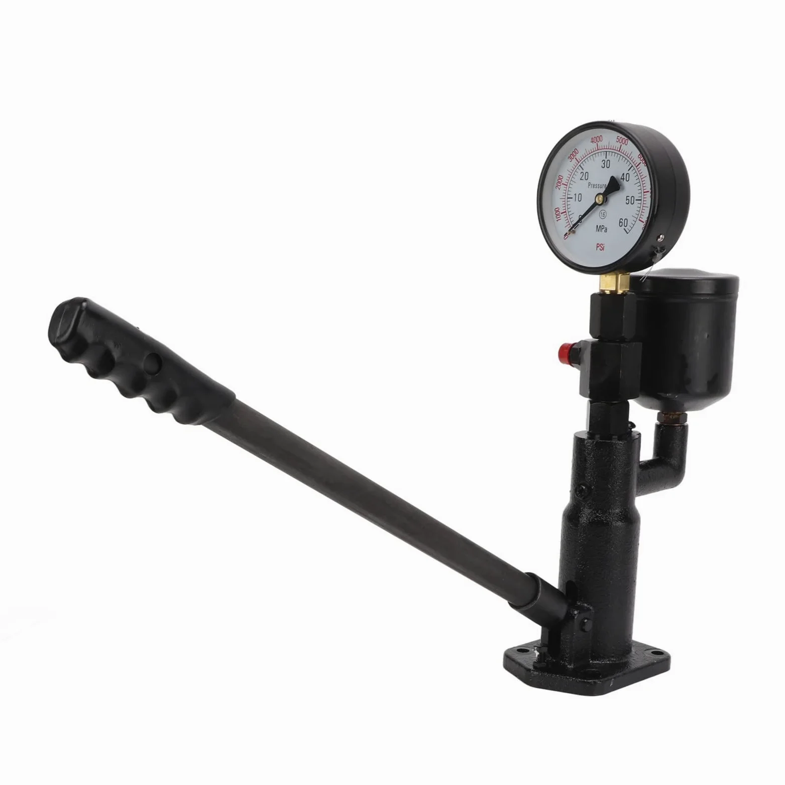 Acouto Probador de Boquilla de Inyector de 400Bar 8000PSI para Automóviles y Tractores de Servicio con Indicador de Escala Probador de Inyector de Diésel de Diésel Validador de Boquilla de de