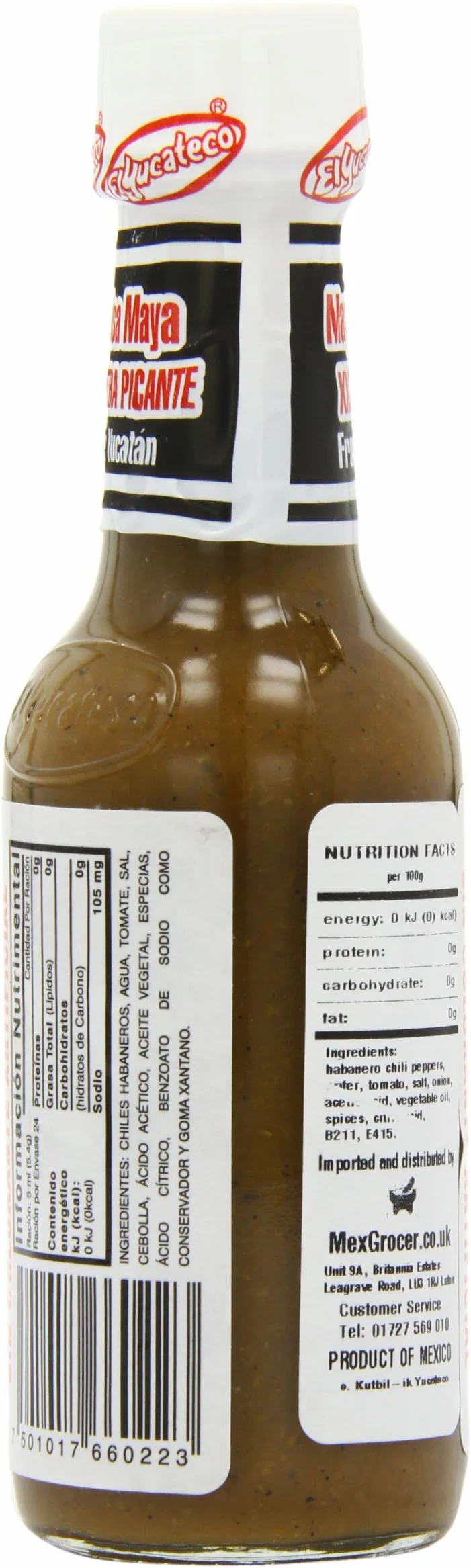 El Yucateco Salsa Habanera Kutbil-Ik XXXtra Hot 2x120 ml