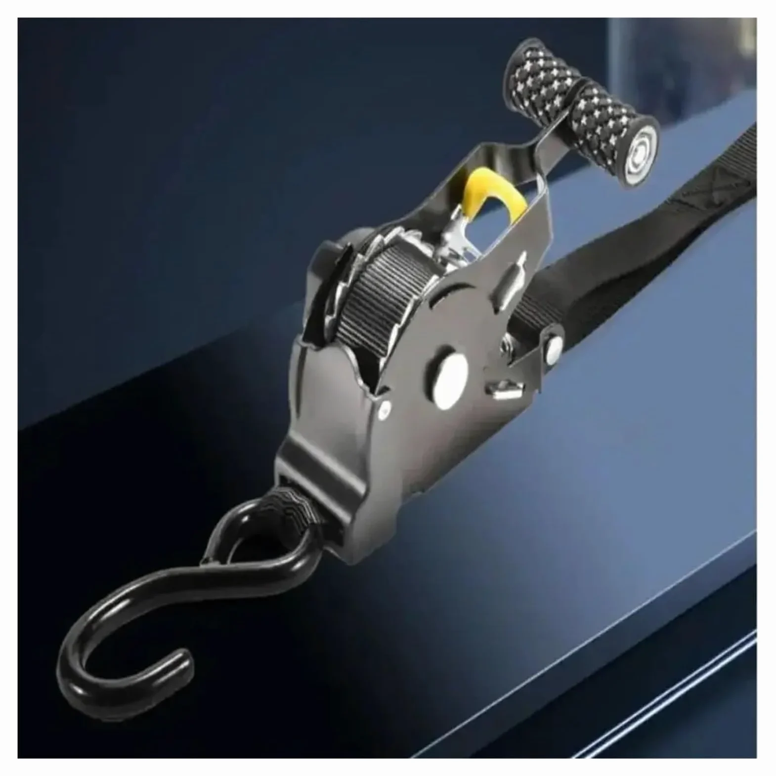 Juego de correas de amarre, Correa de trinquete automática antideslizante con ganchos resistentes y automáticos, correa for equipaje, resistente y duradera, cinturón retráctil for motocicletas. para c