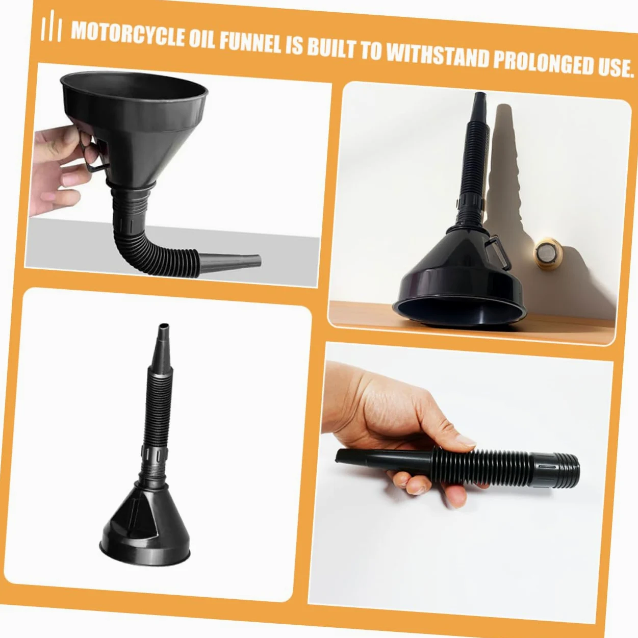2piezas Embudo De y Combustible Para Motocicletas y Automóviles De Versátil y Resistente Para Trasvase De Fluidos Filtro