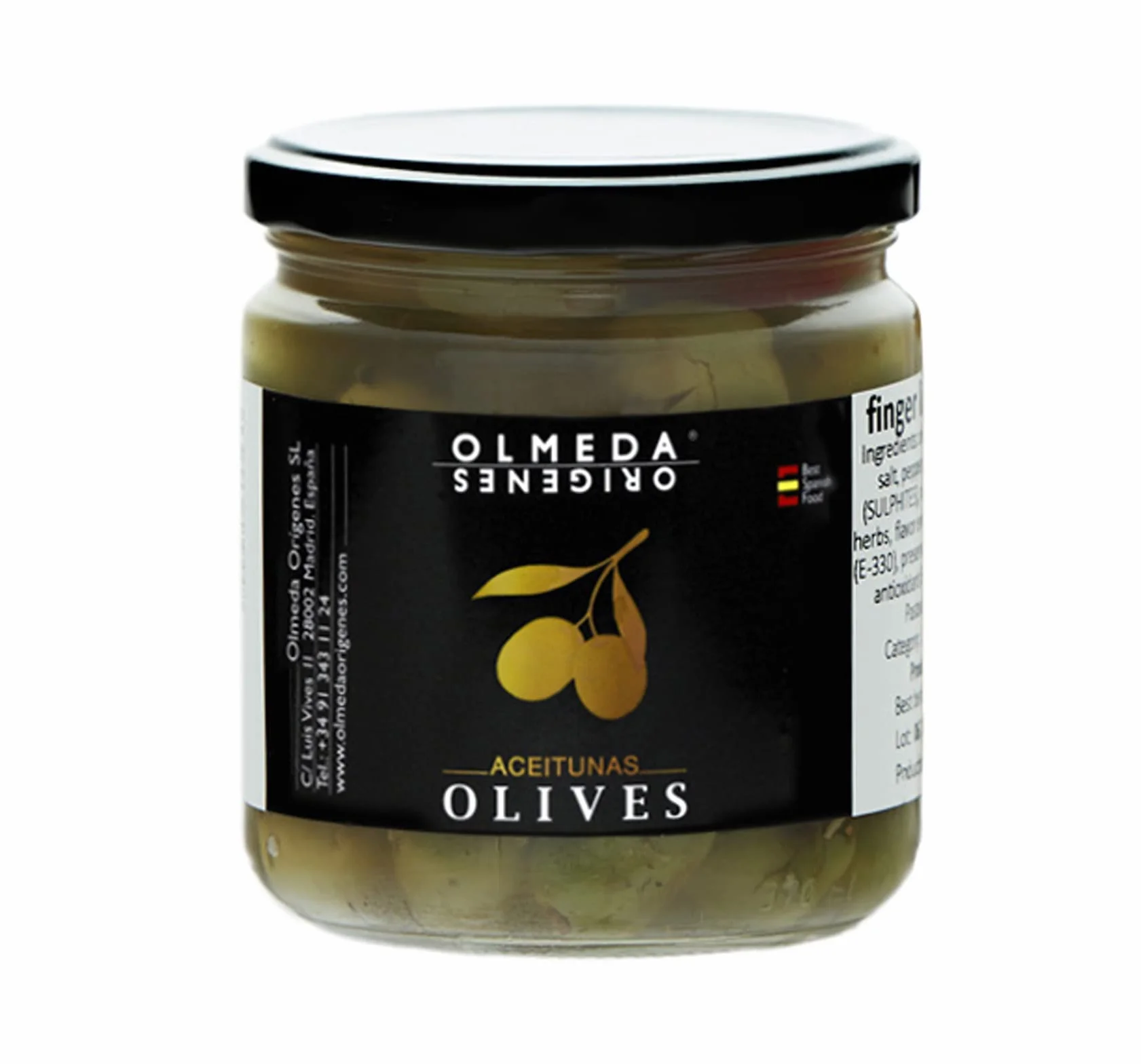 OLMEDA ORÍGENES Aceitunas Chupadedos 370 g