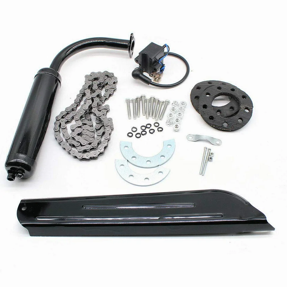 Kaibrite Motor de gasolina de 2 tiempos, motor auxiliar de 80 cc, para bicicleta de montaña, de carretera, cruiser