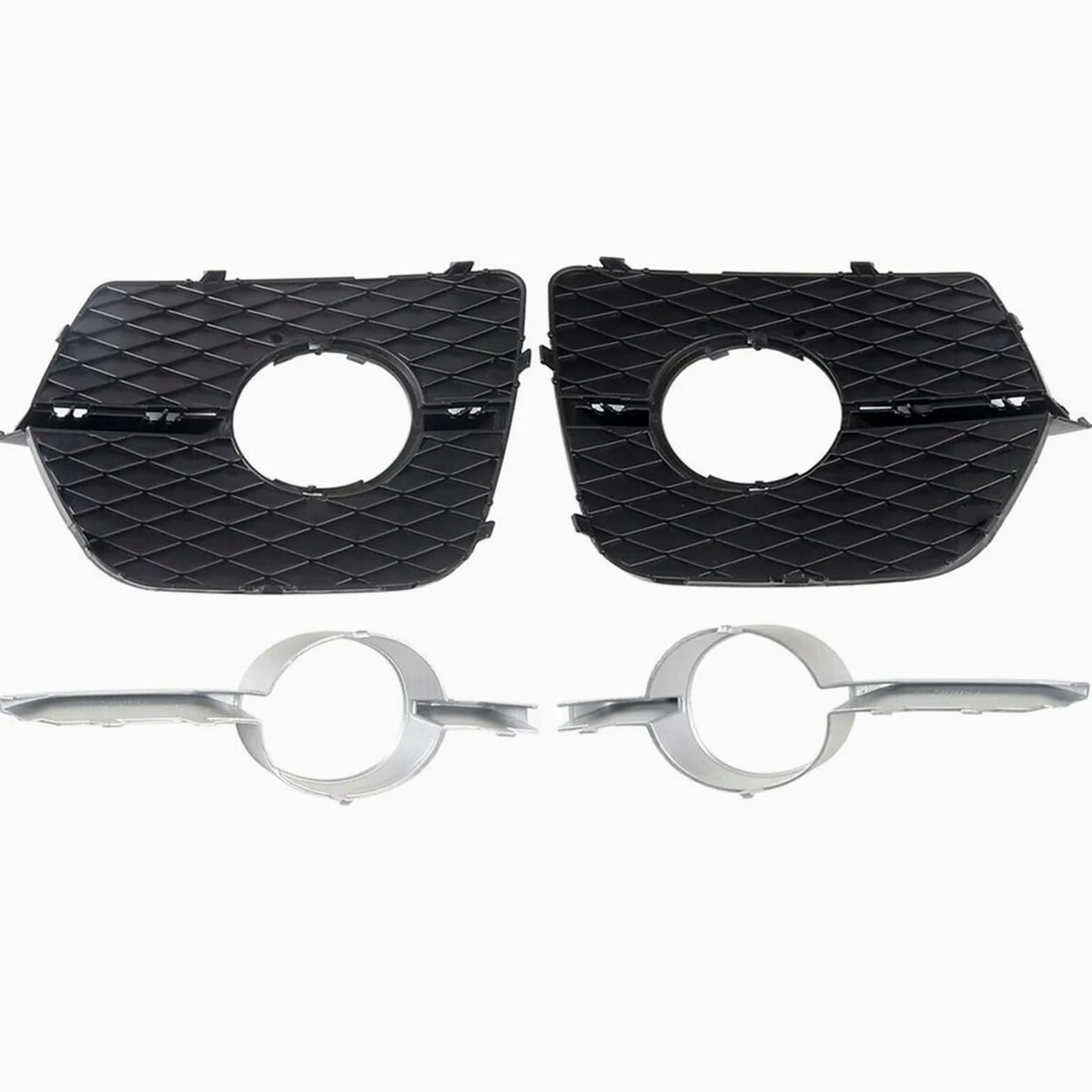 Luces Antiniebla Para B&MW X6 E71 E72 2008-2014 Luz Antiniebla Del Parachoques Delantero Cubierta Embellecedora Rejilla 51117188383 51117188384 51117188385 51117188386 Montaje de luces de antiniebla