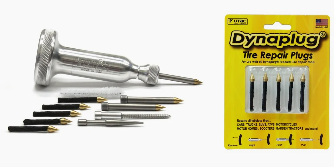 Dynaplug Tubeless Tire Repair Tool Kit, Xtreme Aluminum, along with Extra Repair Plugs by Dynaplug