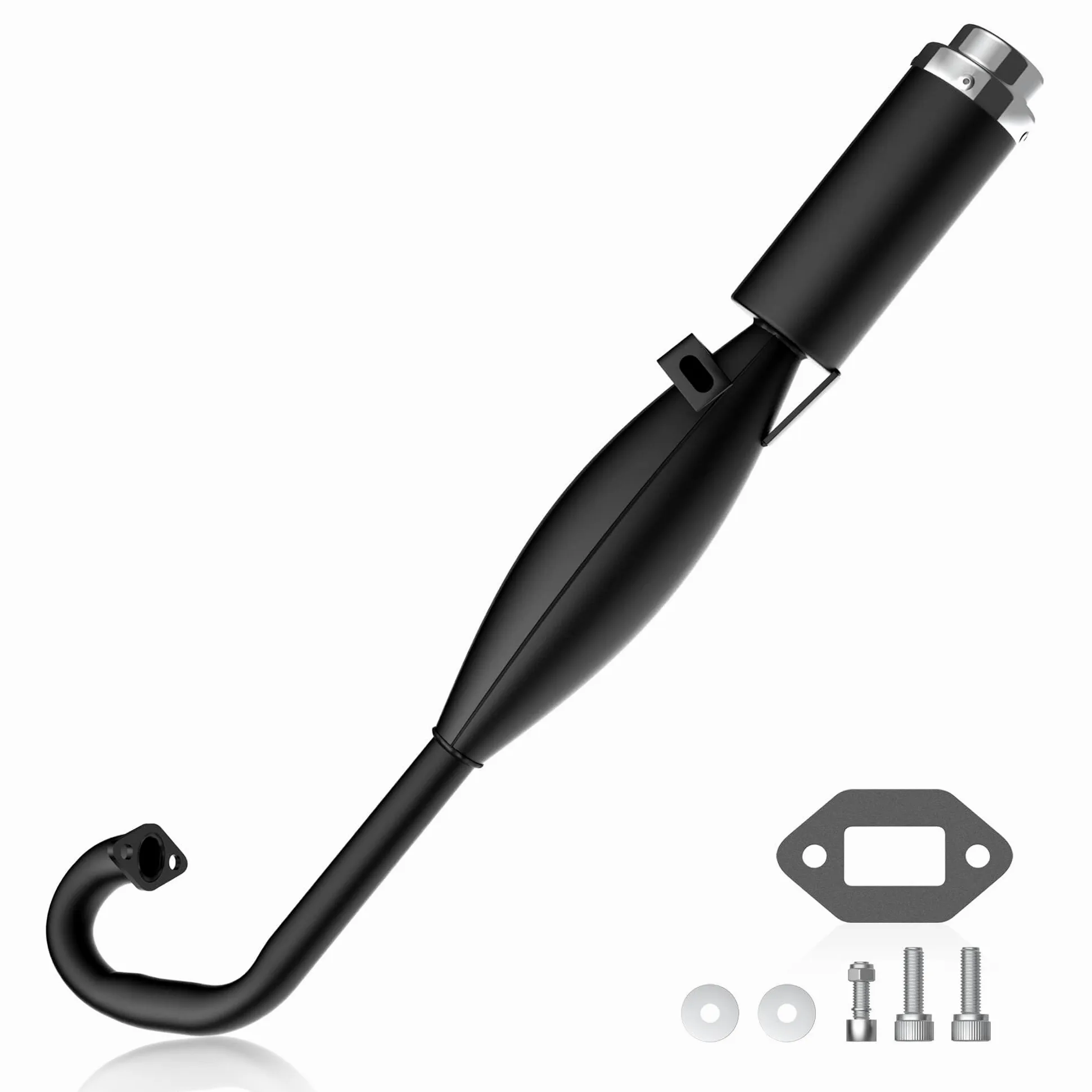 Tubo para moto Para 47cc 49cc | Juego de silenciador de tubo de escape Pocket Quad System con espacio