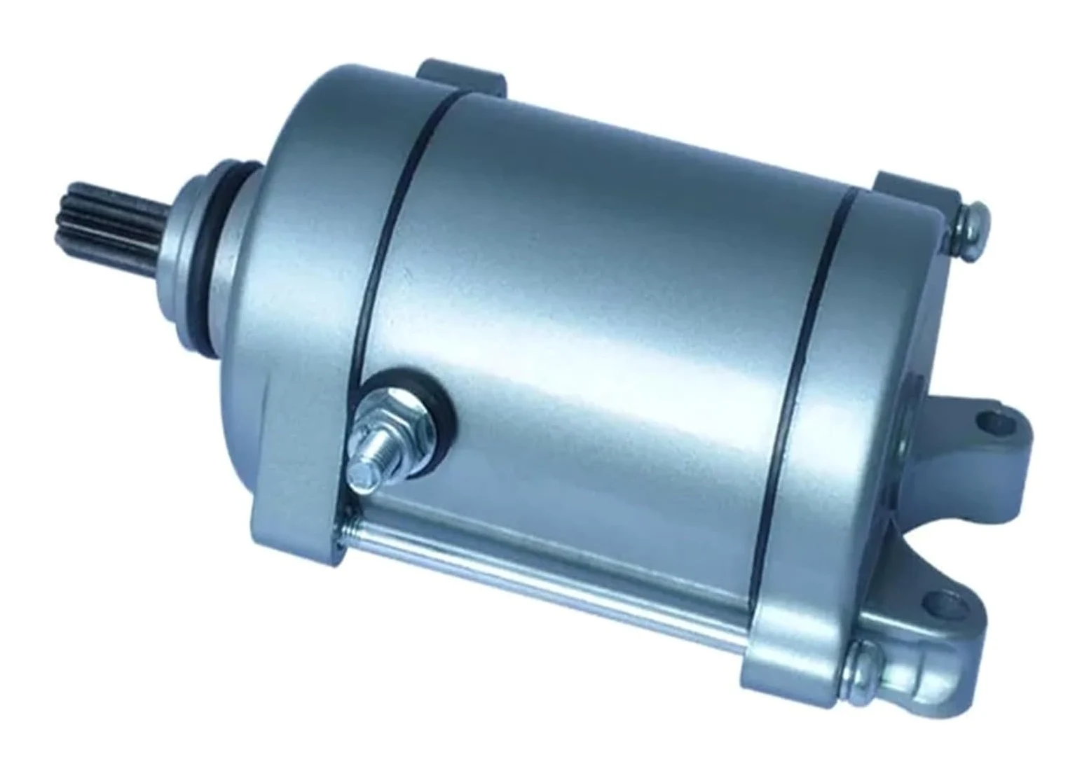 Motor Generador para 125cc 150cc Inversión En El Sentido De Las Agujas del Reloj ATV Pit Dirt Bike Go Carts Buggy Motor De Motocicleta Motor De Arranque Eléctrico(Clockwise Grey)