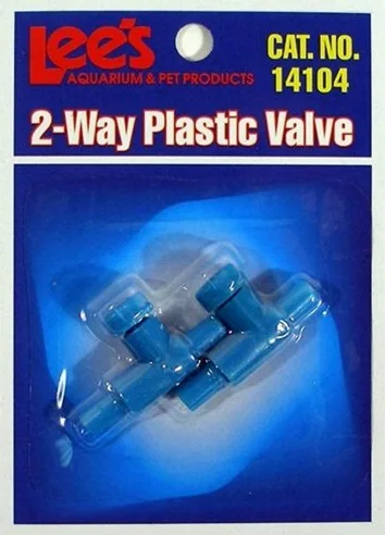 Lee Válvula de plástico de 2 vías, 2 unidades
