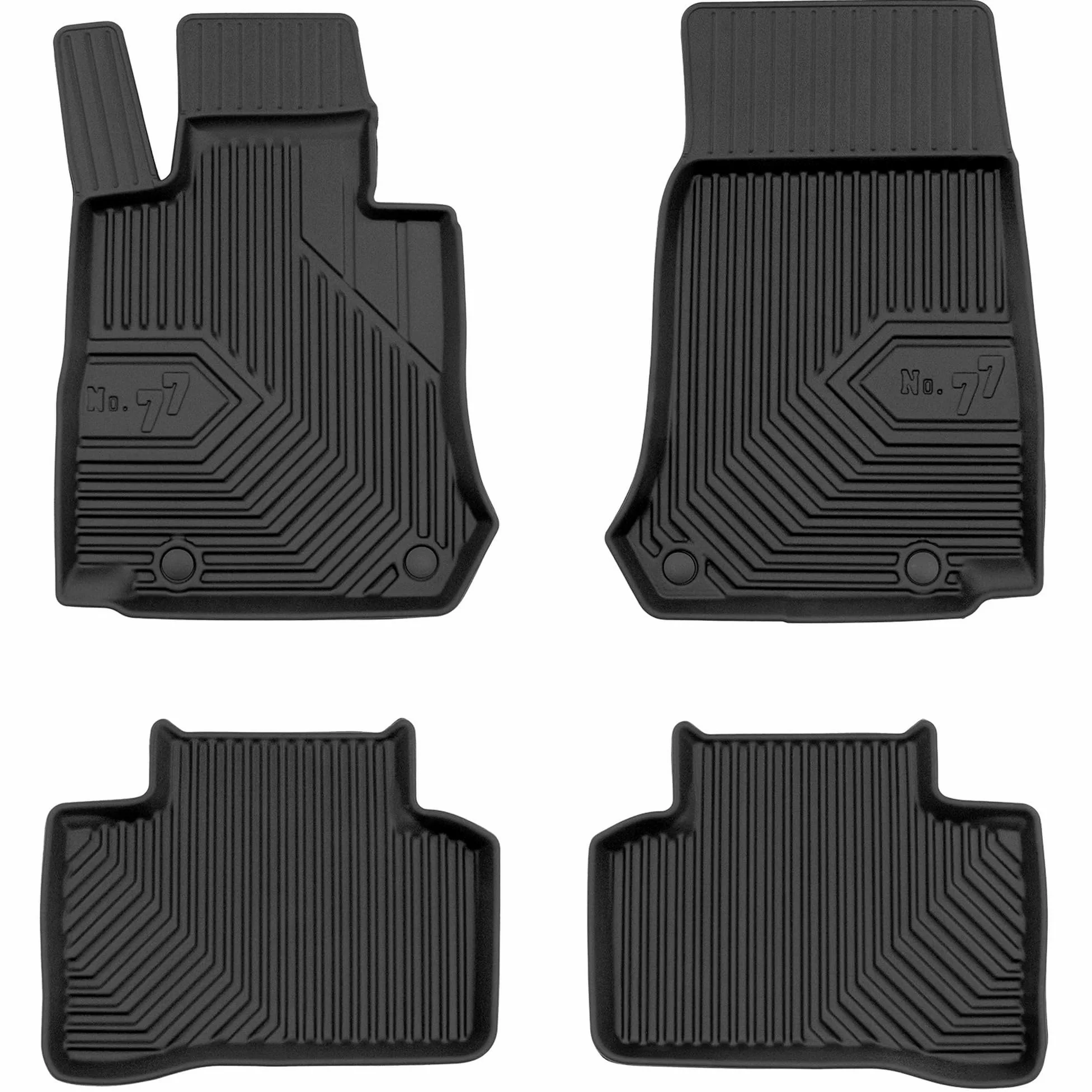 MOTOS Alfombrillas de Goma para Mercedes-Benz GLC C253 2016-2023 Mejore la Comodidad de Sus Viajes con la Alfombra Antideslizante Car No.77- Alfombrillas de Coche para Varias Estaciones