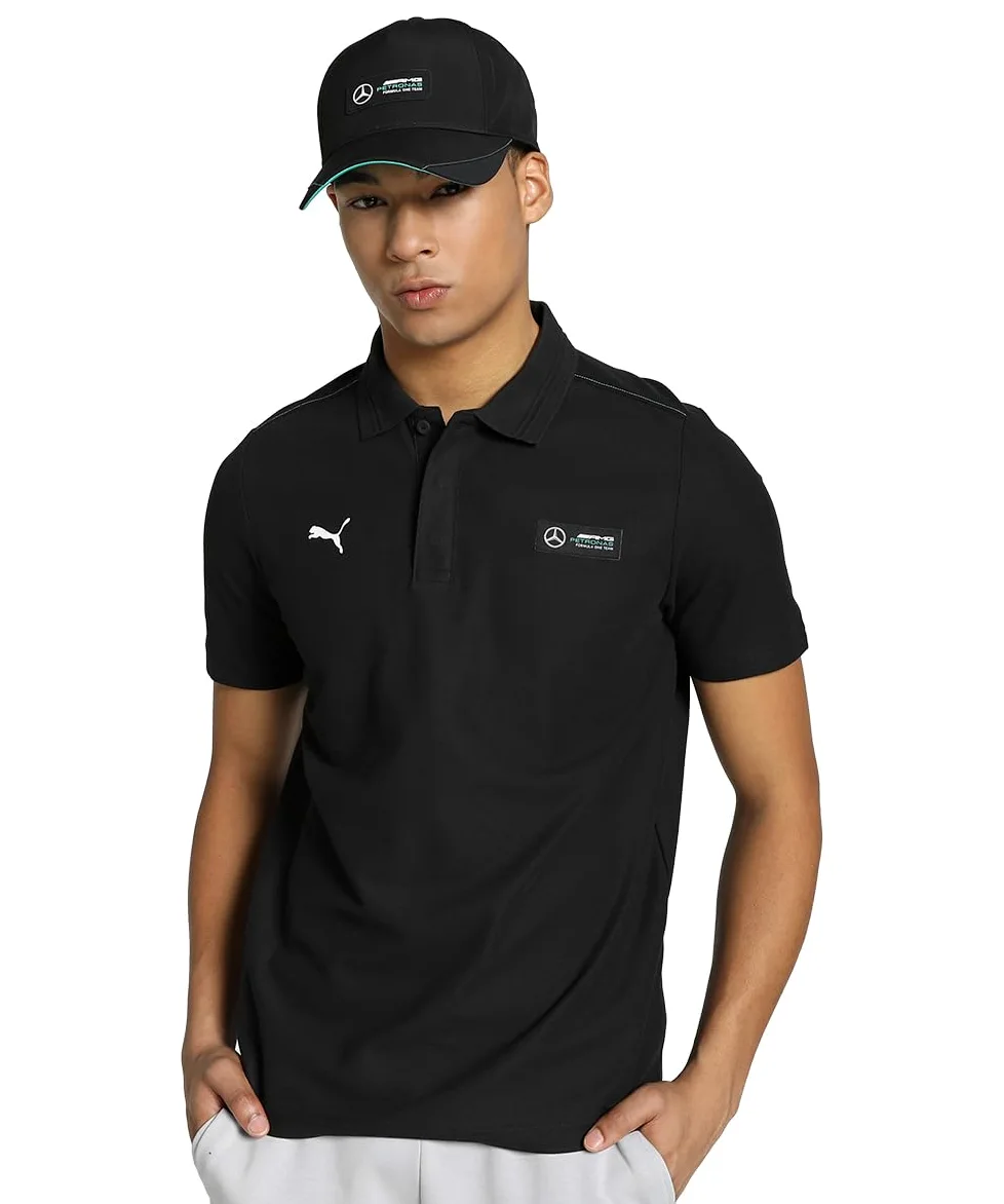 PUMA Mercedes-AMG Petronas Polo de automovilismo Hombre Negro