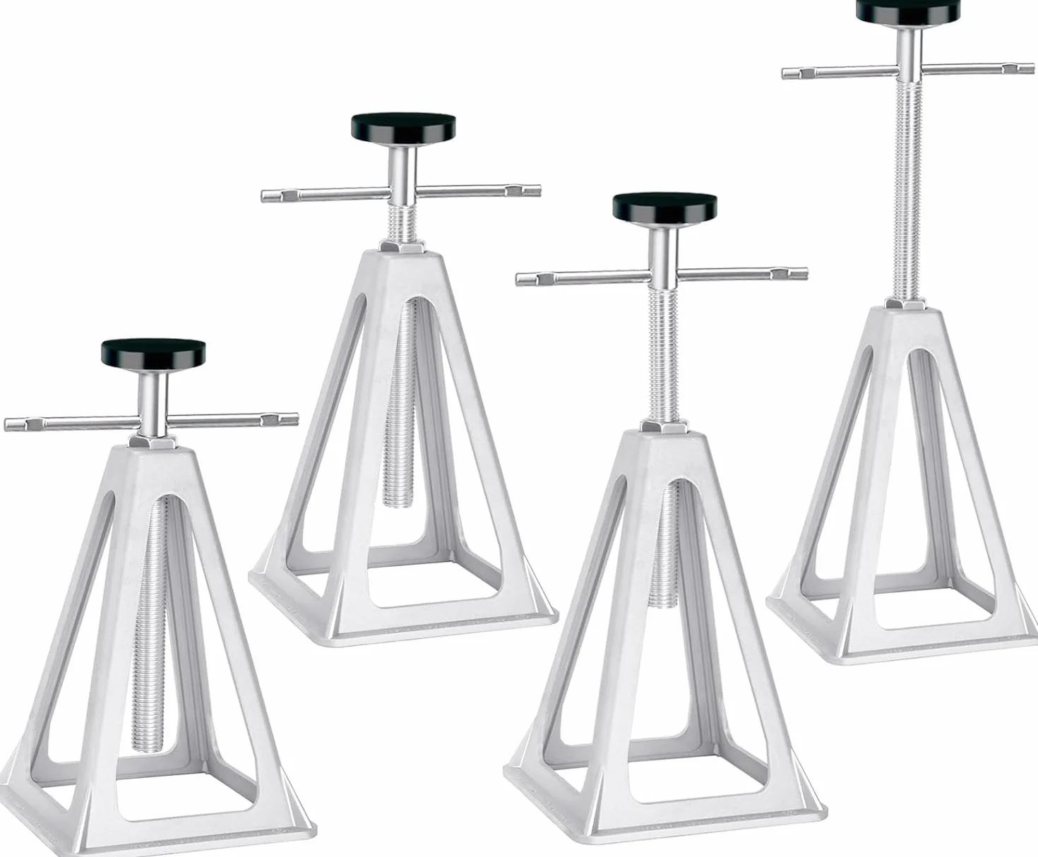HEYOUTH Soportes de Aluminio para Caravanas 1000 kg