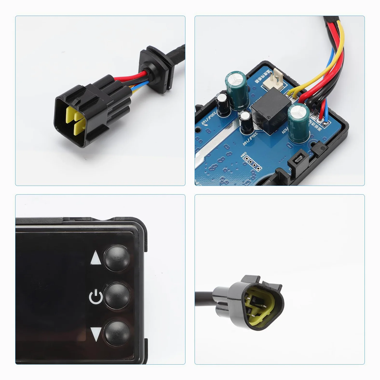 Interruptor de calefacción LCD con Mando a Distancia, 12 V/24 V, 3 KW/5 kW, regulador de calefacción de Aire diésel