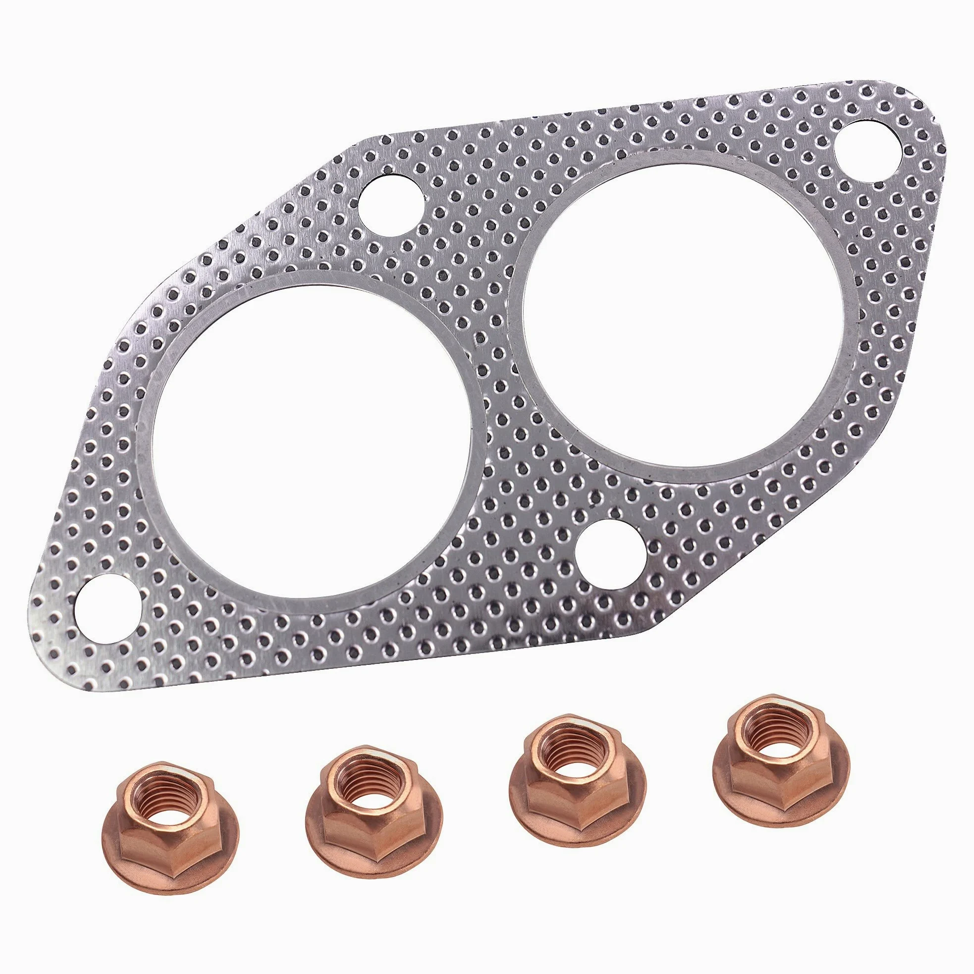 ATEC Germany 1x Tubo de escape delantero con material de montaje Compatible con AUDI A4 B5 (8D2), A4 B5 Avant (8D5), VW PASSAT B5 (3B2), PASSAT B5 Variant (3B5)