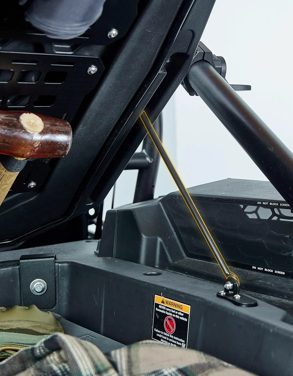 KEMIMOTO Caja de cajuela XP 1000 2024/2025+ compatible con Polaris RZR XP 1000/4 1000 2024/2025+ material de polipropileno
