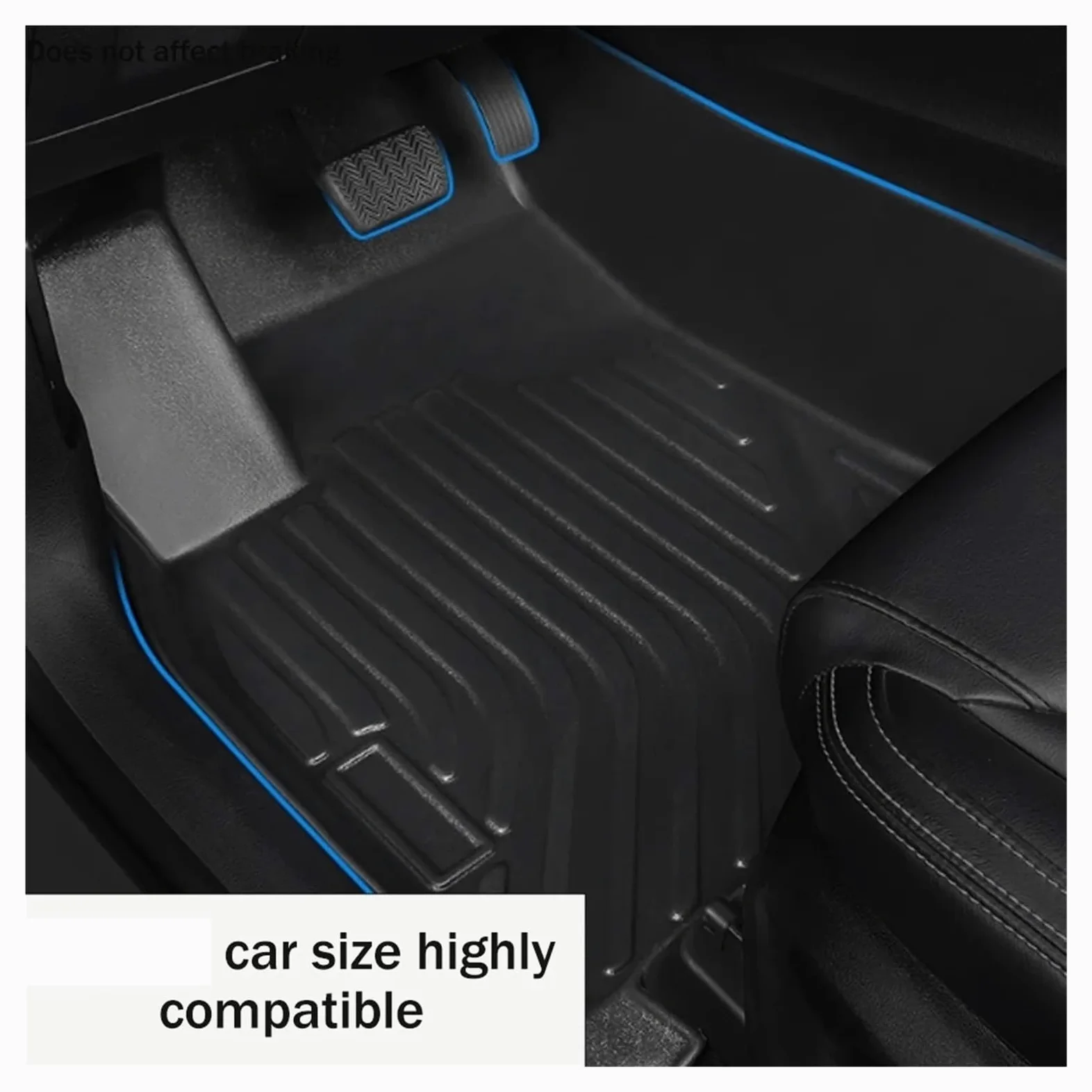 Alfombrillas Coche para Chery Tiggo 9 para Ebro S900 2024-2026 Fuel AWD FWD 7 Asientos LHD Alfombrillas TPE Coche Alfombras Impermeables Protección Antiarañazos(LHD Single Layer,Fuel AWD 7 Seats)